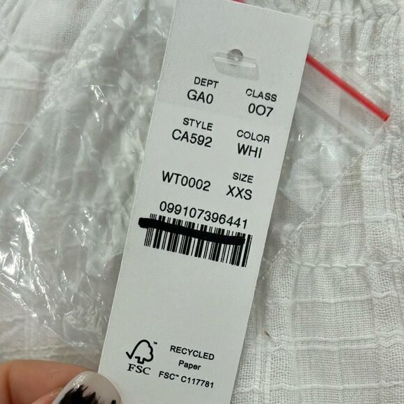 NWT J. Crew Smocked-neck top in textured gauze - Picture 11 of 11